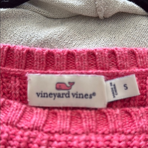 Vineyard Vines Pink Crew Neck Sweater with Relaxed Fit - Picture 9 of 10